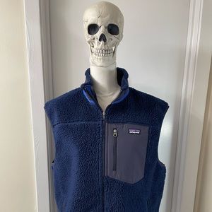 Patagonia Men’s Zip Up Fleece Vest, Sz L